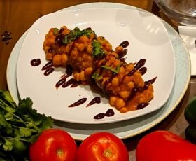 Aloo Tikki - Chana