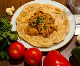 Garlic Mushroom Puri