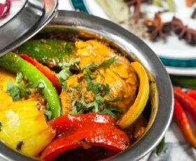 South Indian Garlic Chilli Vegetables